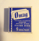Vintage Omag Optical Glass Filter Disc Deluxe Yellow 3 Series Vi  Bb4