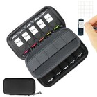 Usb Flash Drive Case Organizer With 10 Slots For Usb Drives   Sd Cards - Zipper