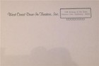 Vintage West Coast Drive-in Movie Theaters Century City Ca Letterhead Stationery
