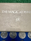 Orig Full 1974 Set Kirk 12 Pewter Medals - The Magic Of Disney 24 0 Oz
