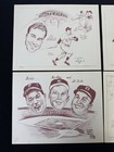 Artist Bill Gallo    a Look Back    Limited Edition Lithographs Lot Of 9  mantle 