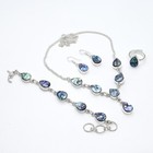Abalone Shell Gemstone Handmade 925 Sterling Silver Jewelry Set