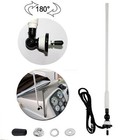 Rubber Radio Antenna Mast For Marine Boat Rv 16  Aerial Flexible Waterproof