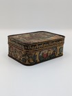 Heinrich Haeberlein Nuremberg Germany Lidded Floral Rectangular Tin Box