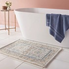 24 x36  Oversized Medallion Bath Rug Cream - Threshold