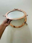 Copper Porthole Nautical Aluminum Antique Mirror Maritime Ship s Decorative 17 