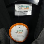 New Happy Chef 508ss Small Gray Black Short Sleeve Chef Coat Nwt