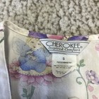 Cherokee Infinity Scrub Top Womens Small Purple Angel Babies Medical Vet Uniform