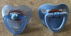 Vtg 1992 Blue Gerber Nuk Orthodontic Pacifiers- Latex New Newborn-0-3mon-
