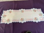 Beautiful Hardanger Runner With Violets