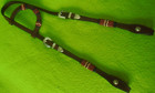 Gorgeous Hand Engraved Sterling Silver   Kangaroo Braid Vintage Headstall Bridle