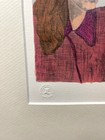 Raphael Soyer Woman Shading Her Eyes Signed Lithograph In Archival Mat 12  X 9 