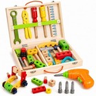 Kids Tool Set With Drill  Montessori Toys For 2 3 4 5 6 Years Toddler Toys Kids