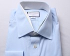 Charles Tyrwhitt Men s Slim Fit Poplin Shirt Zg3 Sky Blue Size 17 5 35 Nwt