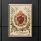 Sacred Heart Of Jesus Canvas poster Wall Art