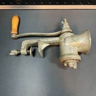Vintage Sharpens No  10 Hand Crank Meat Grinder     Made In Usa