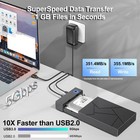 Hard Drive Enclosure 3 5  Femoro Usb 3 0 Internal Sata Hdd Case With Black