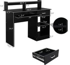 Computer Desk Home Office Laptop Pc Table Workstation W  Drawer Keyboard Tray