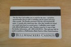 Bullwhackers Casinos Black Hawk   Silver Hawk Players Slot Card  blank 