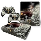 Xbox One X Console Skin Decal Sticker American Gangster   2 Controller Custom