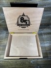 Nat Sherman Box 85th Anniversary Limited Edition Wooden Cigar Box Empty