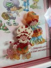 Vintage Strawberry Shortcake By Lulu   s Reverse Painted Glass Framed Art 17   x14   