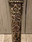 Rare Antique Silver Etui Needle Case C  Late 1800s Floral Pattern France