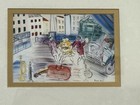 Raoul Dufy Framed  Matted And Signed Lithograph  the Three Masks    Trois Masques