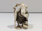 Antique Japanese Netsuke By Mitsuyuki 1868-1912 Meiji Period Signed Monkey Child