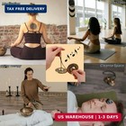 Tibetan Tingsha Cymbals Meditation Chime Bells 2 5  Om Mani Padme Hum Brass Bell