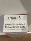Perma Extra Wide Retractable Gate 77x33  black 