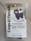 Loops   Threads Llama Heart Punch Needle Embroidery Craft Kit New Stocking Gift