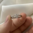 925 Sterling Silver Kids Babies  Star Cz Ring A-m Sizes - Gift Boxed