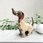 8 25  Repurposed Recycled Vintage Scrap Metal Puppy Dog Statue Home Yard Decor