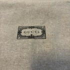 Gucci Set Of 5 Beige Cotton Drawstring Shoe Dust Bags Storage Pouches