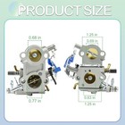 Kit De Carburador Para Husqvarna 455 460 Rancher Y Jonsered Cs2255  Repuesto Oem