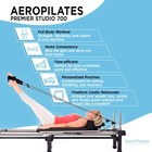 Aeropilates Premier Foldable Reformer Pilates Board Machine W  Cardio Rebounder