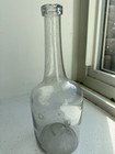Mega Crude Colorless Featherweight Open Pontil Utility Cylinder W collared Lip