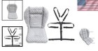 Elegant Fashion Gray High Chair Cushion   Safety Straps     Ideal For Babies