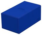 Ultimate Guard Twin Flip N Tray Blue 200  Xenoskin Monocolor Deck Case Card Box
