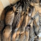 Tanned Golden Fox Skin Heavy Fur Pelt Dense Leather Scarf Wraps Shawl 43-47 Inch