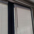 34x64 Pearl White Cordless Light Filtering Mini Blinds Privacy Window Shades New
