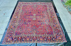 Exceptional Antique Oriental Rug Carpet Sarouk Mahajiran 9x12   8 10ft X 11 2ft 