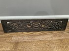 Antique Victorian Style Cast Iron Fireplace Stove Fender Guard Fret Freestanding