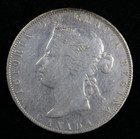 1870 Canadian 50 Cents Silver Coin