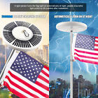 26 128led  Solar Powered Flag Pole Light Auto Active Super Bright Waterproof