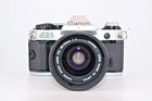 Canon Ae-1 Program 35mm Film Camera W  New Fd 35-70mm F4 Lens - Tested   Working