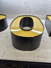 Vintage 3d Marquee Light Sign Letter O Wall Hanging Initial 18 5    Yellow Black
