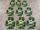 Lot Vintage Hallmark St  Patrick s Day Die Cut Cutout Decorations