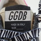 Golden Goose Ball Star Custom Glitter Pink Black Women   s Size 37 us 7